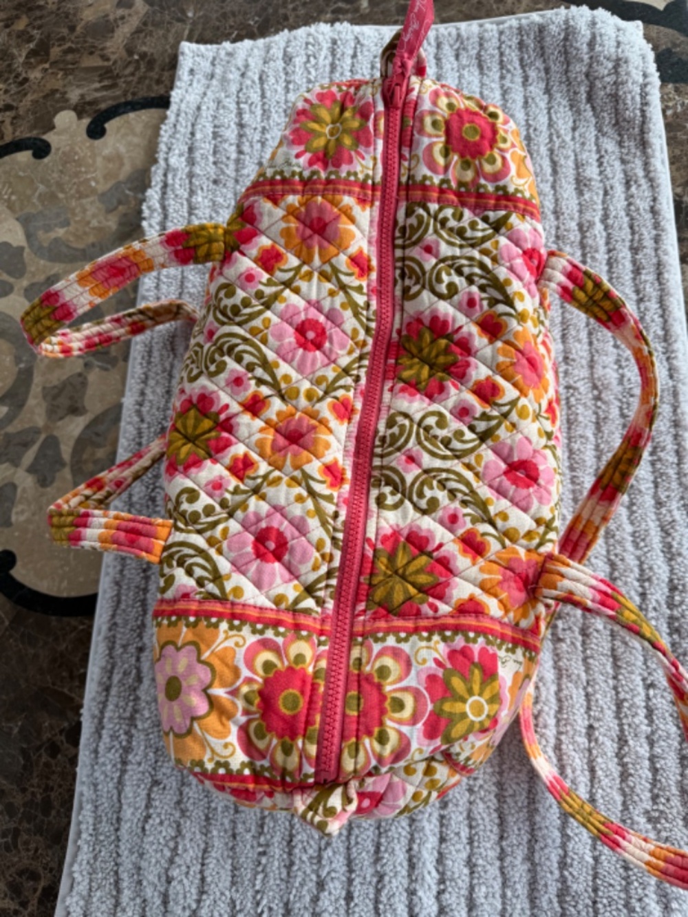 Vera Bradley mini duffle in folkloric - Picture 2 of 6